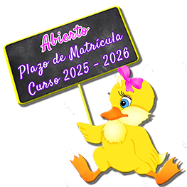 Cartel abierto plazo de matricula